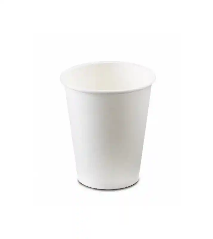 Vaso Desechable Cartón Blanco 7oz X50 Unidades