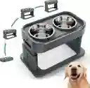 Comedero Elevado Para Perros Platos En Acero Inoxidable