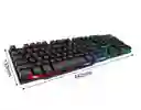 Teclado Gamer Retro Iluminado Ak-600