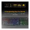 Teclado Gamer Retro Iluminado Ak-600