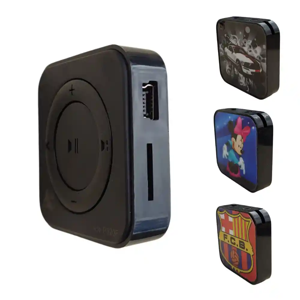 Mini Reproductor Mp3 Con Diseño Con Diseño De Chica