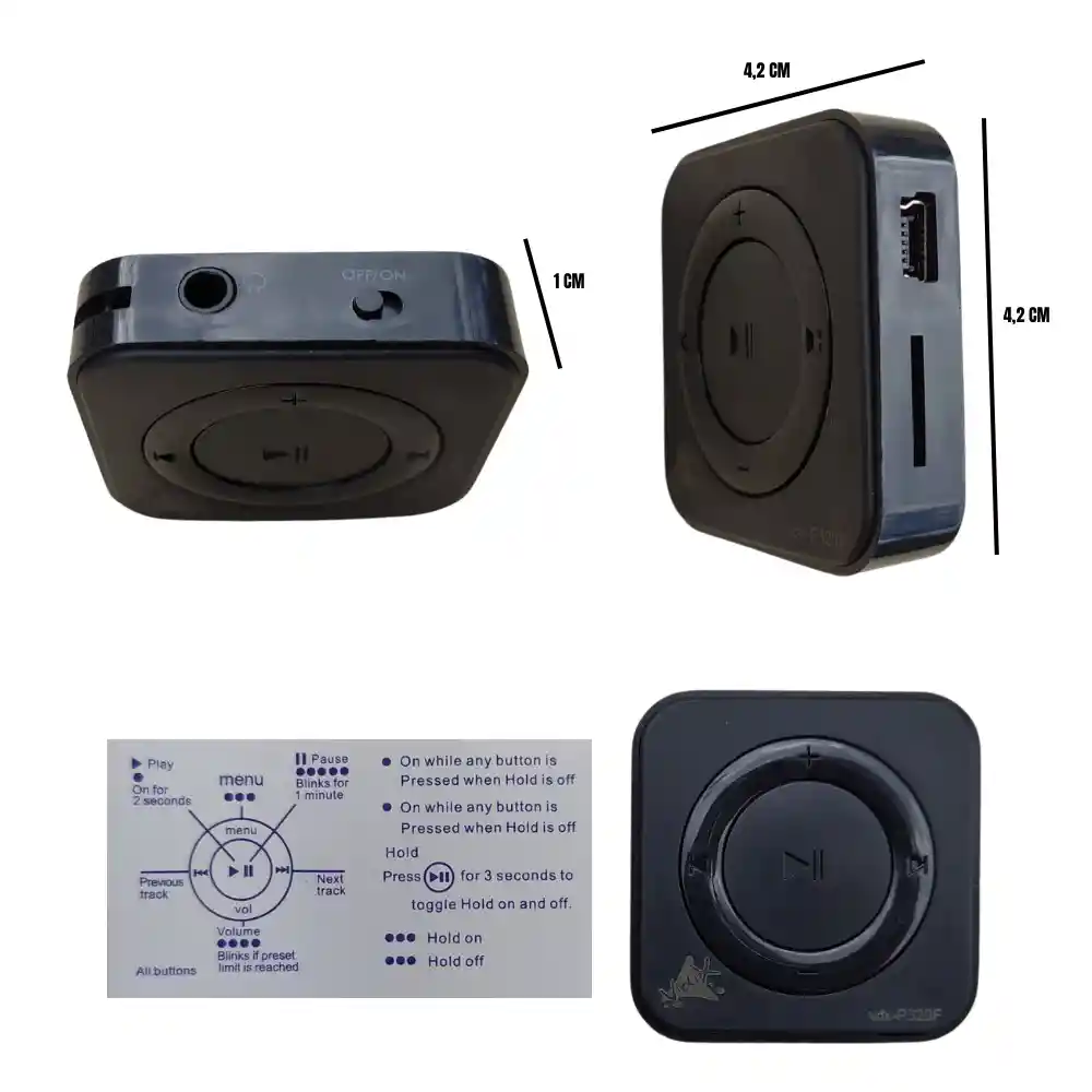 Mini Reproductor Mp3 Con Diseño Con Diseño De Chica