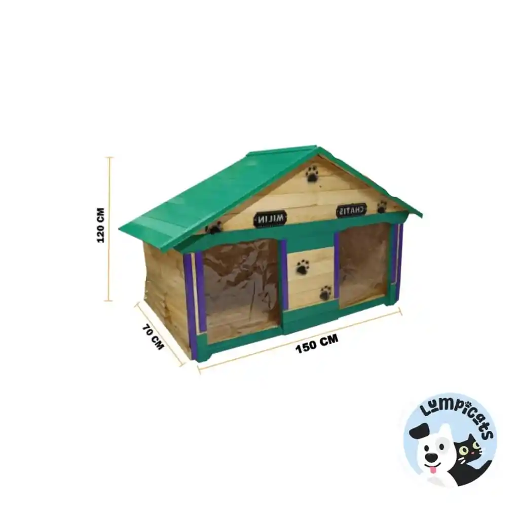 Casa Doble Grande Para Perro
