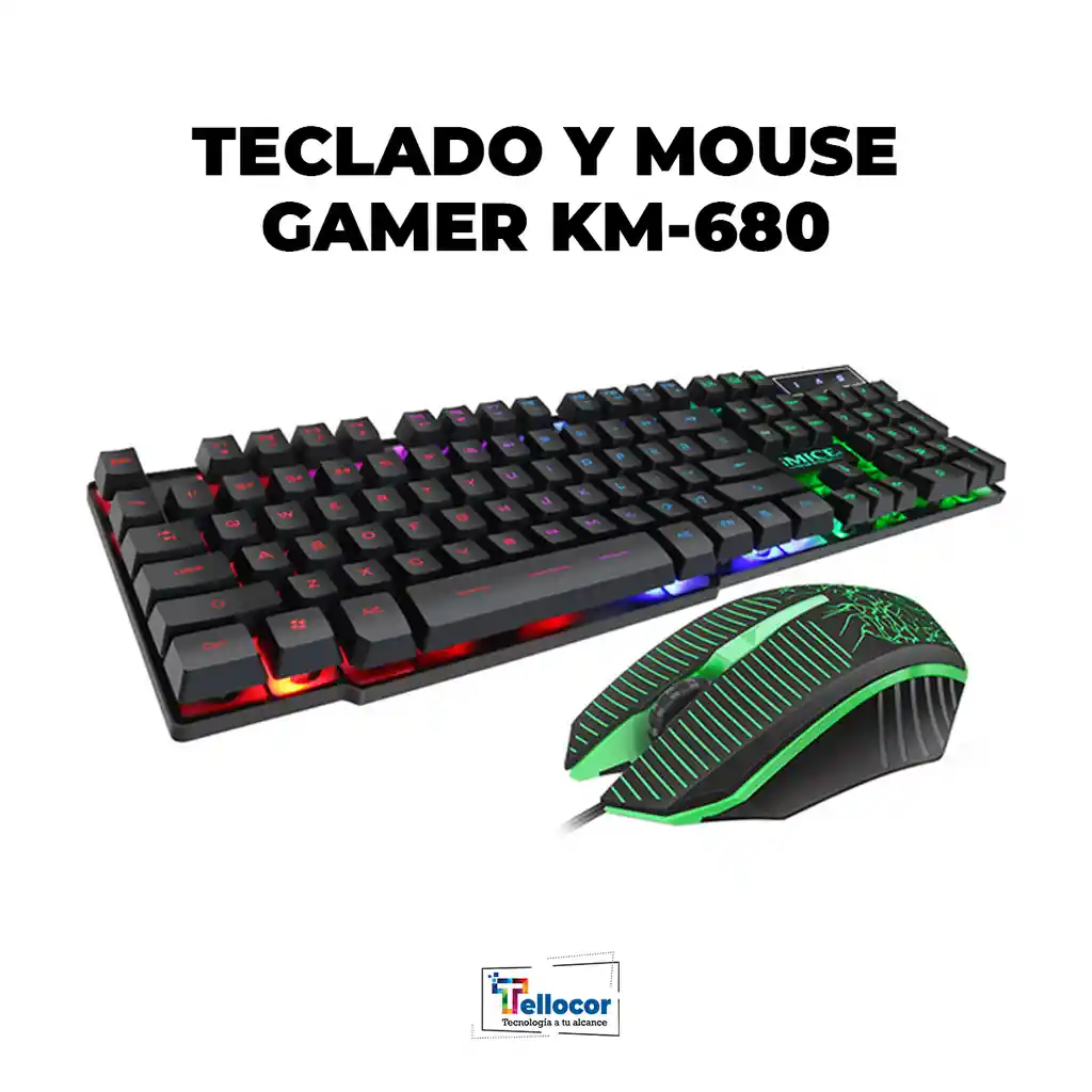 Combo Gamer Mause Y Teclado Km-680