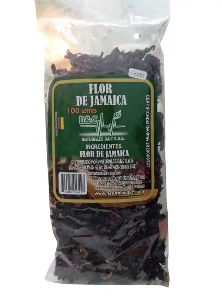 Flor De Jamaica X 100 Gms Dc