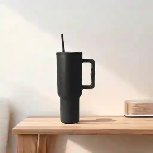 Vaso Térmico Bebida Fría Durante Horas Negro
