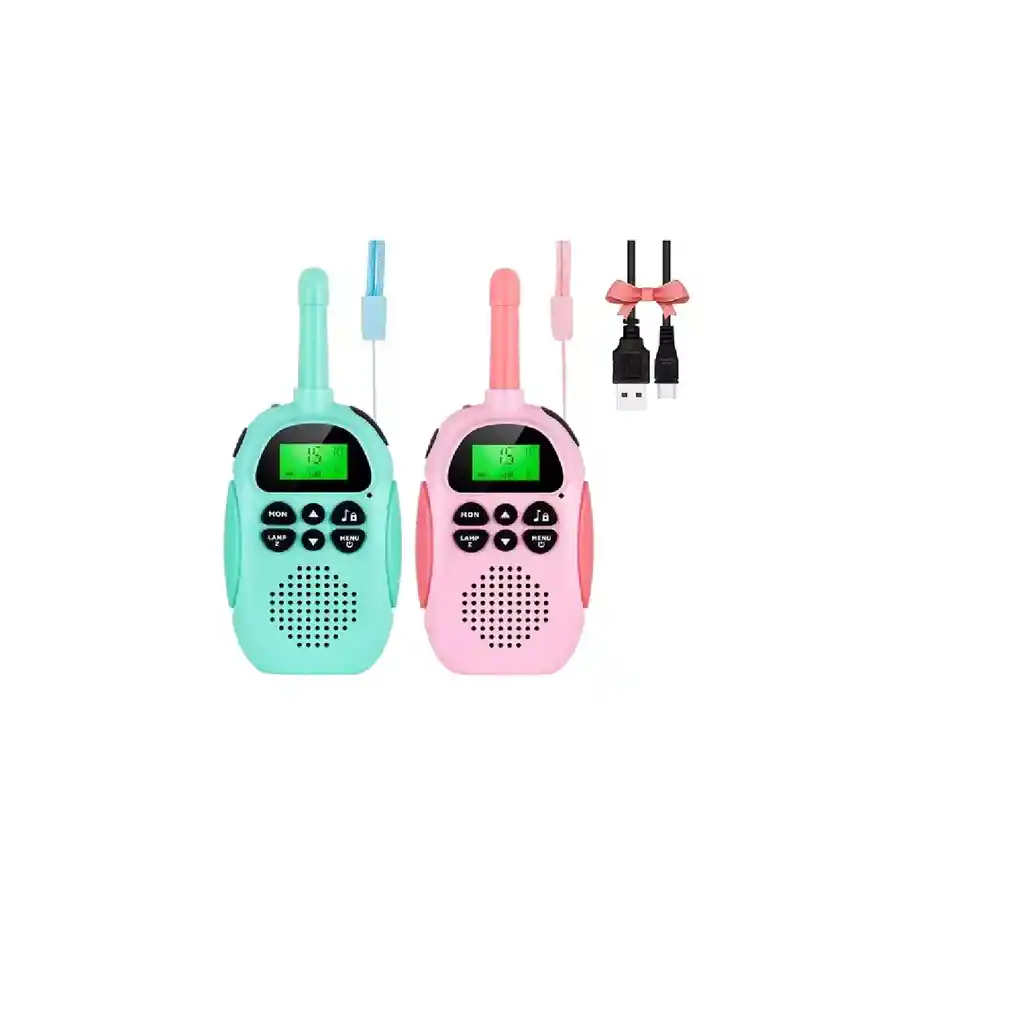 Kit Walkie Talkie Niños X2 Multicolor