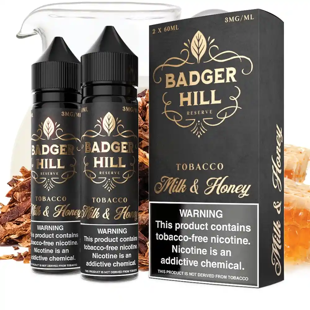 Base Libre Badger Hill 3mg 60ml Milk Honey