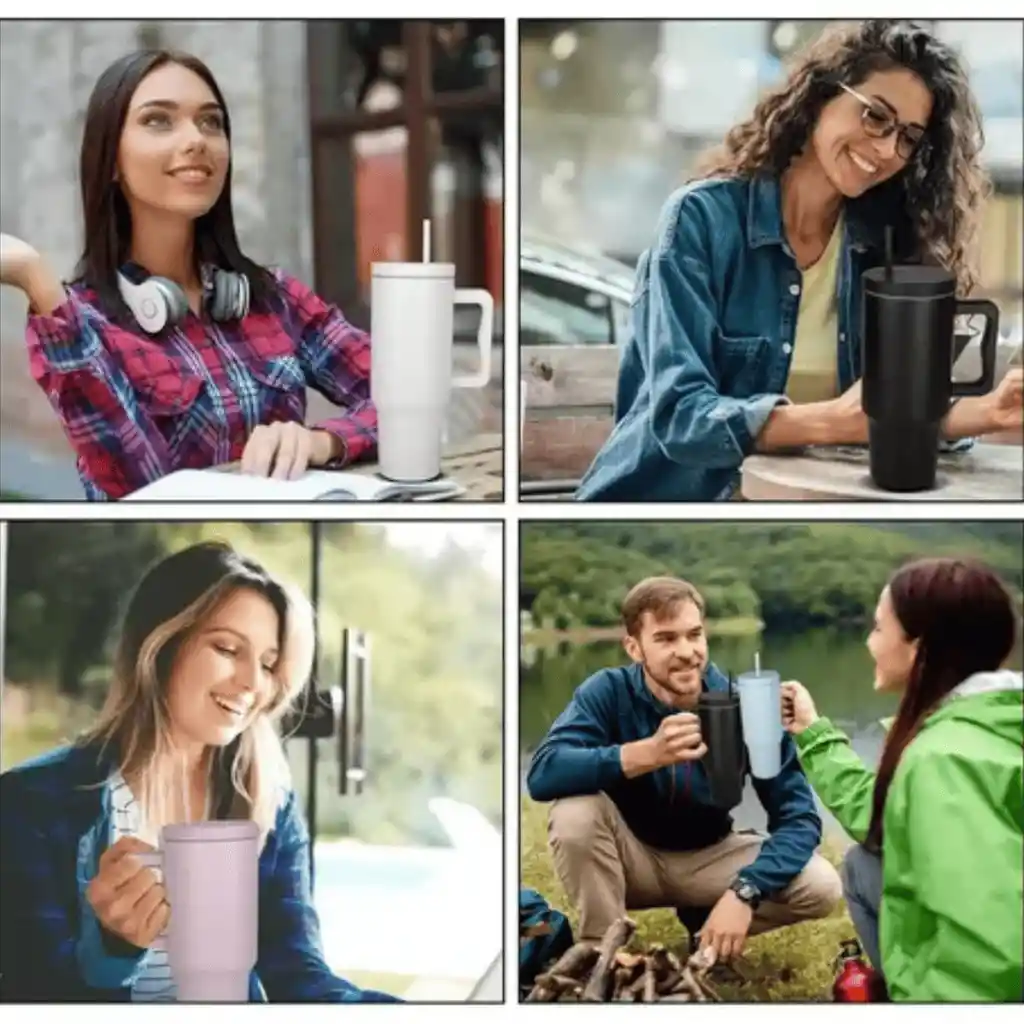 Vaso Térmico Bebidas Frías Por Horas Blanco