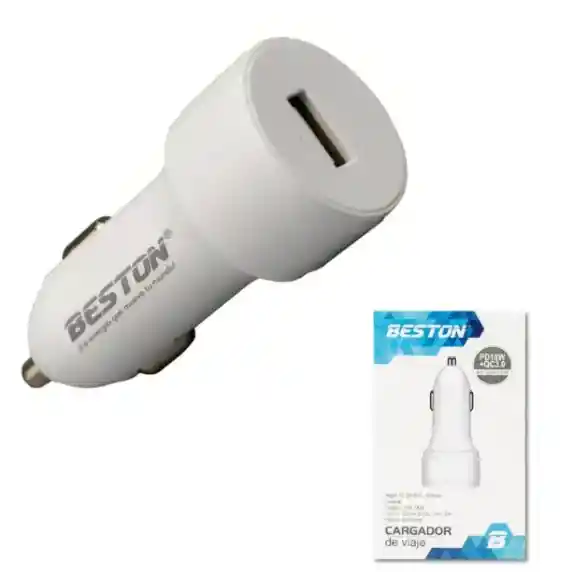 Cargador De Celular Para Carro Beston Bst-m6010, Carga Rápida Y Eficiente En Movimiento