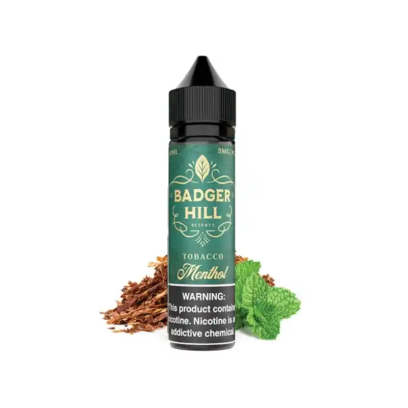 Base Libre Badger Hill 3mg 60ml Tobacco Menthol