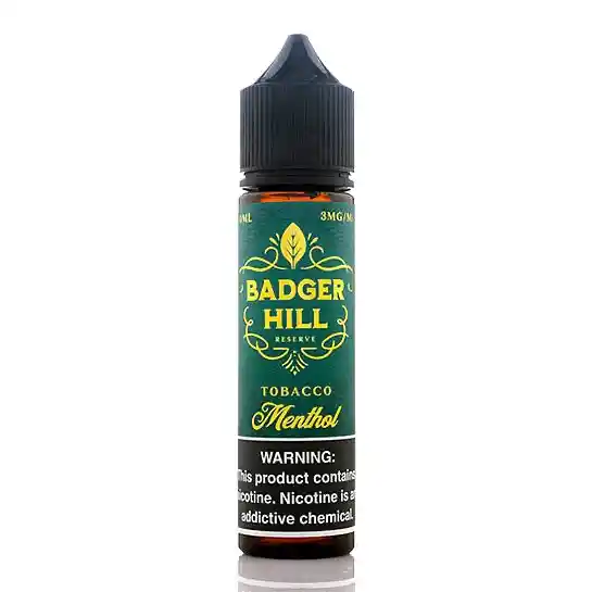 Base Libre Badger Hill 3mg 60ml Tobacco Menthol