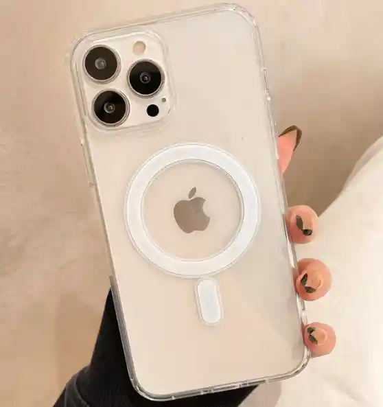 Magsafe Iphone 15 Pro Max Inalambrico Magnetico Cargador Carga Magnetica Case Estuche Anti Golpe Alta Calidad
