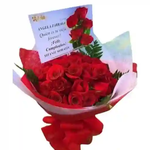 Arreglo Floral Rosas Del Amor