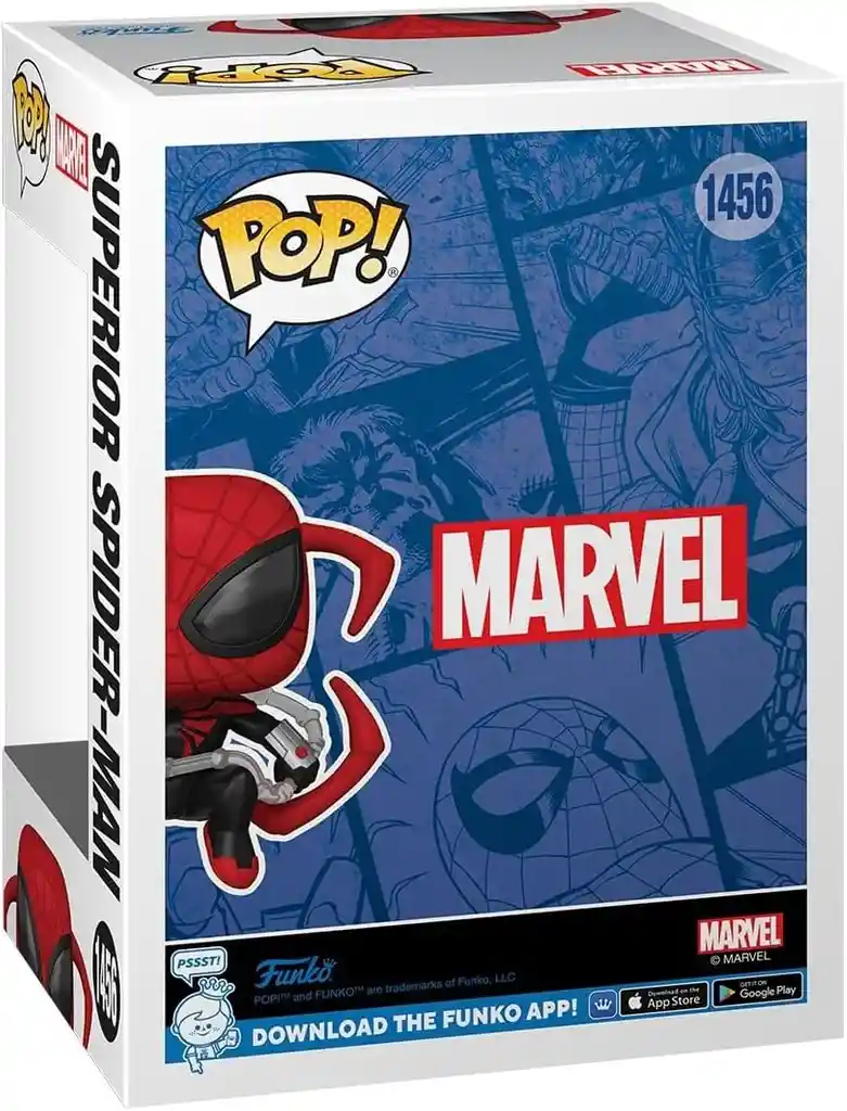 Funko Pop Marvel Amazon Exclusive Figura Coleccionable Superior Spider-man 1456