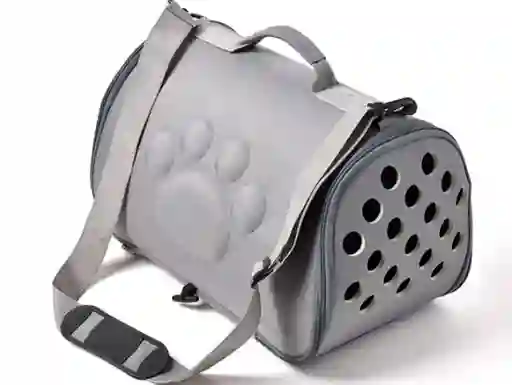 Bolso Plegable Huellita Gris Talla L