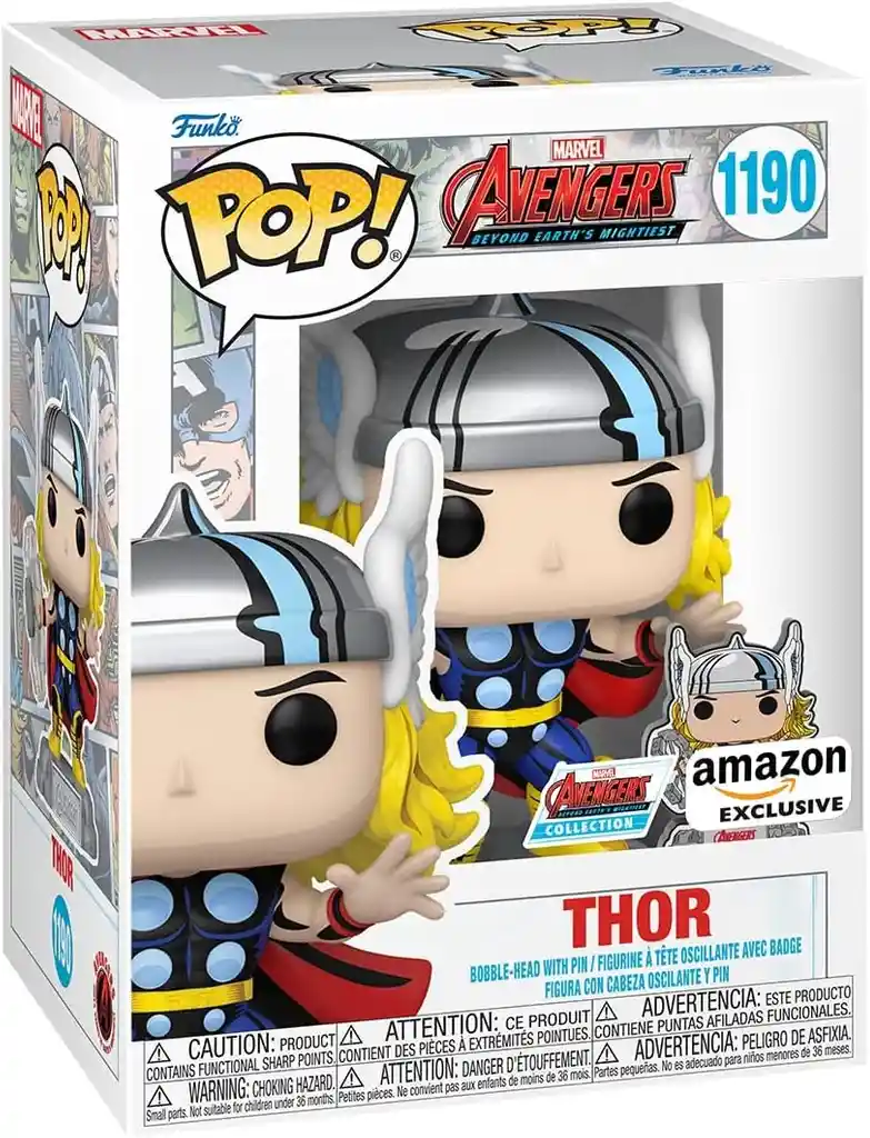 Funko Pop Marvel Avengers Collection Amazon Exclusive Figura Coleccionable Thor