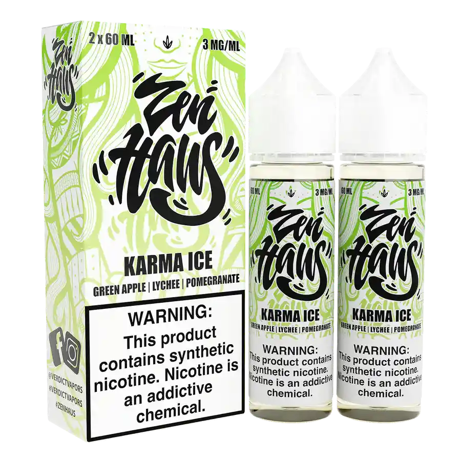 Zen Haus Ice Sub-ohm Karma Ice 0mg 60ml