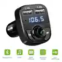 Adaptador Car Bluetooth Player Mp3 X8 3.1a