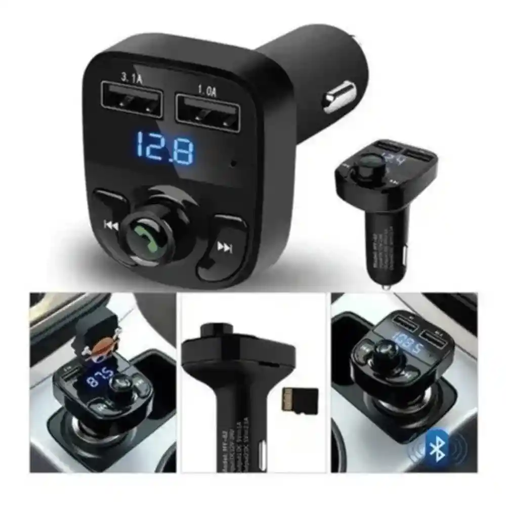 Adaptador Car Bluetooth Player Mp3 X8 3.1a