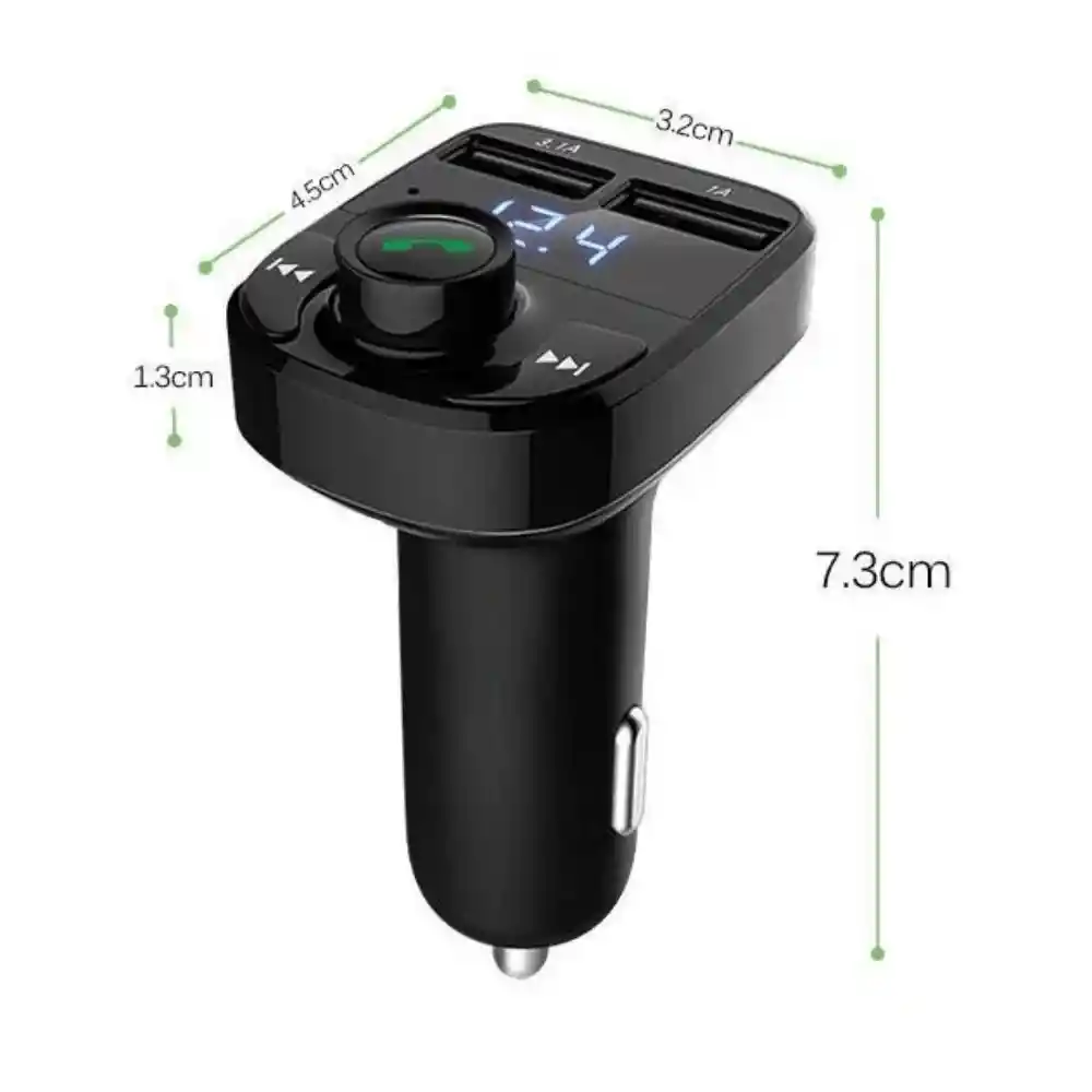 Adaptador Car Bluetooth Player Mp3 X8 3.1a