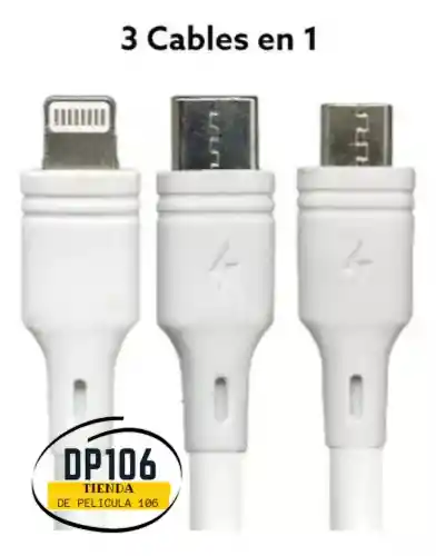 Multi Cable Pulpo 6 En 1 Cable Usb 6 En 1 V8 Iphone Tipo C