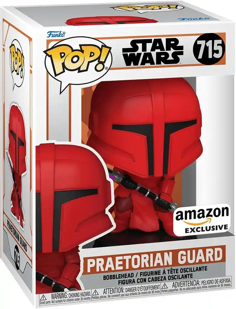 Funko Pop Star Wars Amazon Exclusive Figura Coleccionable Praetorian Guard 715