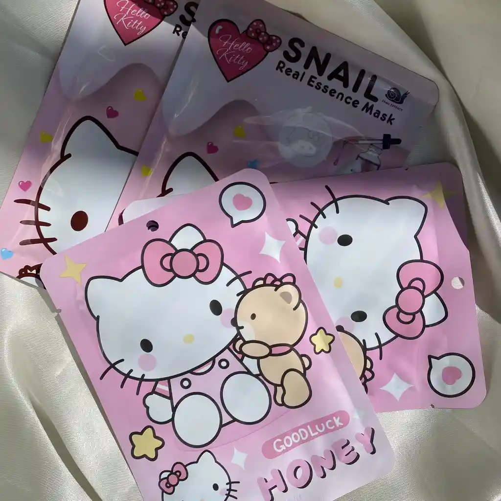 Mascarilla En Velo Hello Kitty