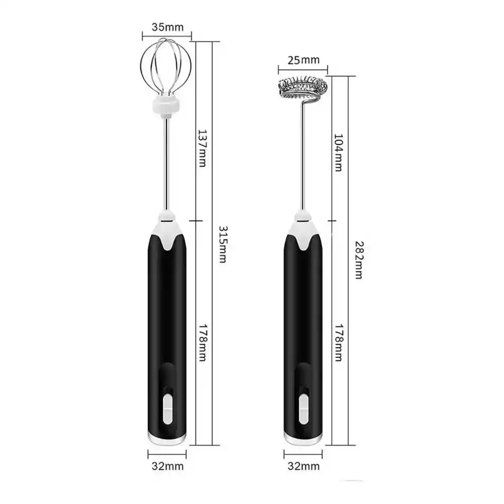 Mezclador Batidor Espumador Electrico Recargable Carga Usb Meoko