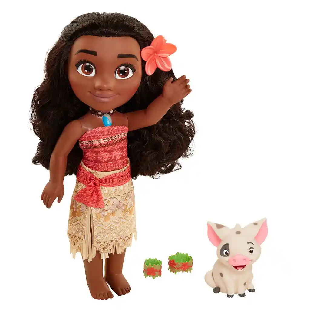 Muñeca Moana, Disney Princesa Muñeca Moana Y Pua