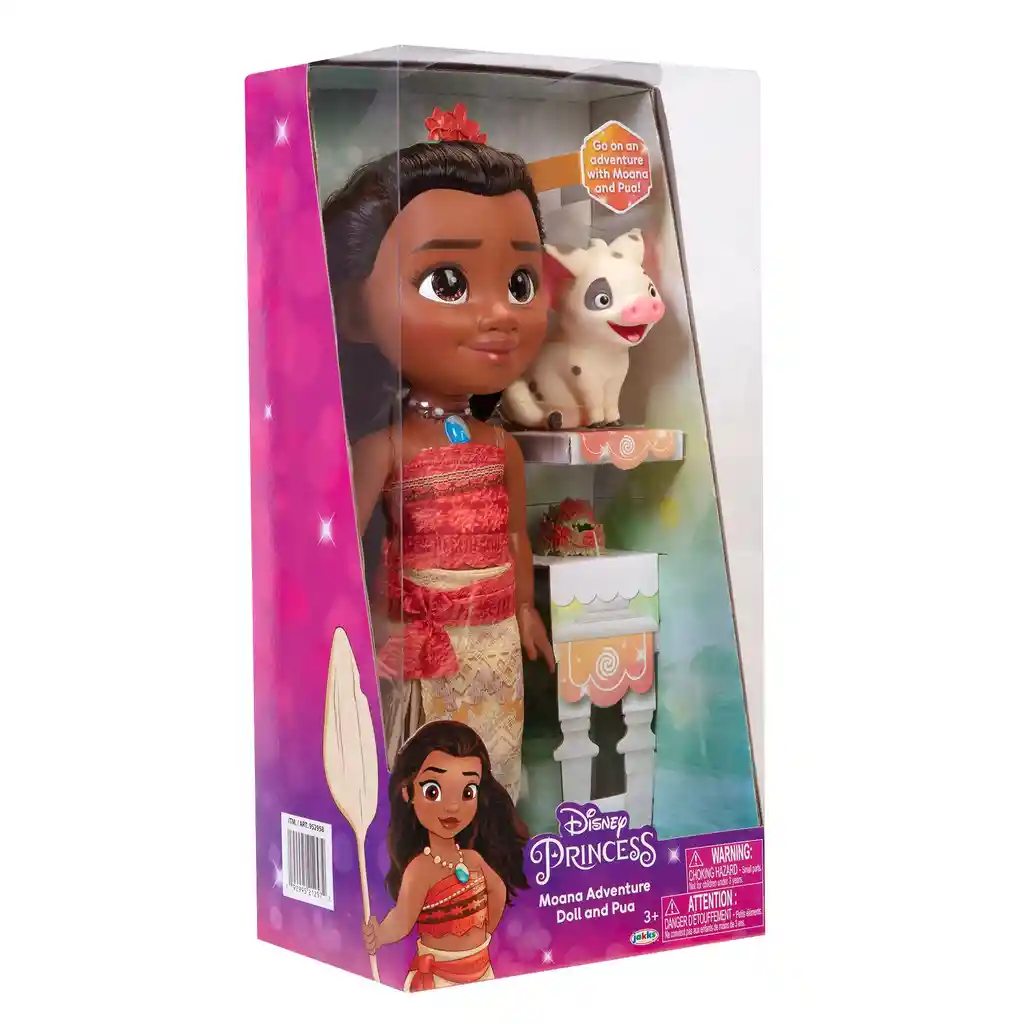 Muñeca Moana, Disney Princesa Muñeca Moana Y Pua
