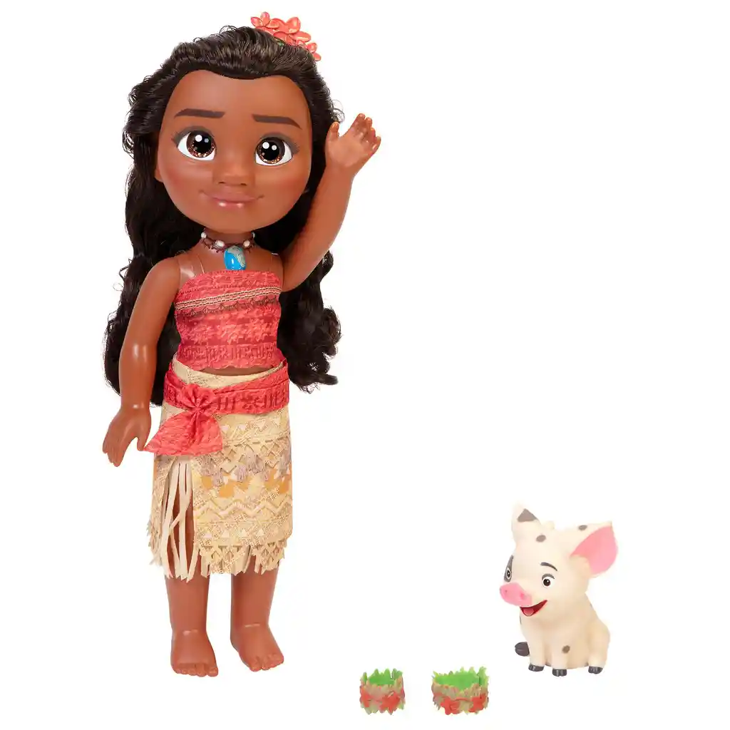 Muñeca Moana, Disney Princesa Muñeca Moana Y Pua
