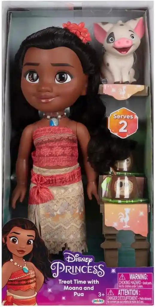 Muñeca Moana, Disney Princesa Muñeca Moana Y Pua