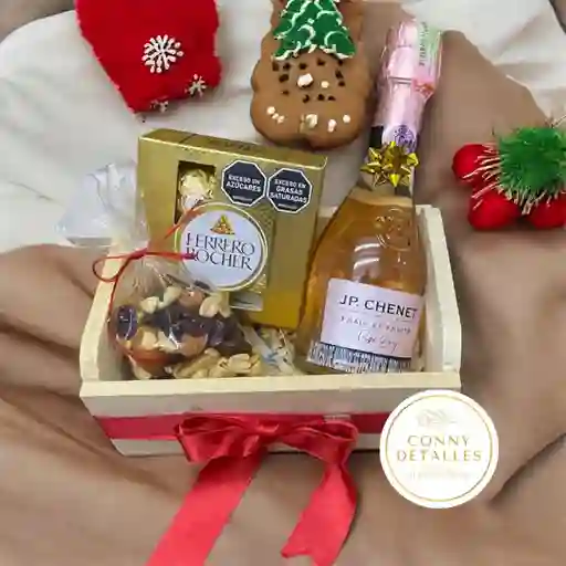 Ancheta Navideña Caja Sorpresa Premium: Un Regalo Elegante Y Delicioso