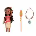 Muñeca Princesa Moana Con Collar Y Accesorios Disney, Moana Un Mar De Aventuras.