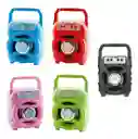 Parlante Ms-1606bt Rojo: Conectividad Bluetooth De Alta Calidad
