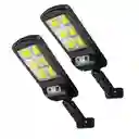Lámpara Solar 6 Led Bk-120 Con Sensor De Movimiento