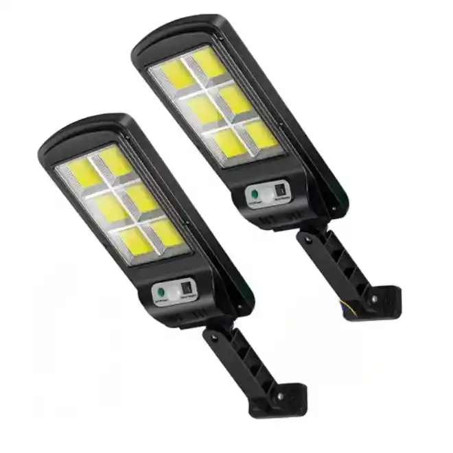 Lámpara Solar 6 Led Bk-120 Con Sensor De Movimiento