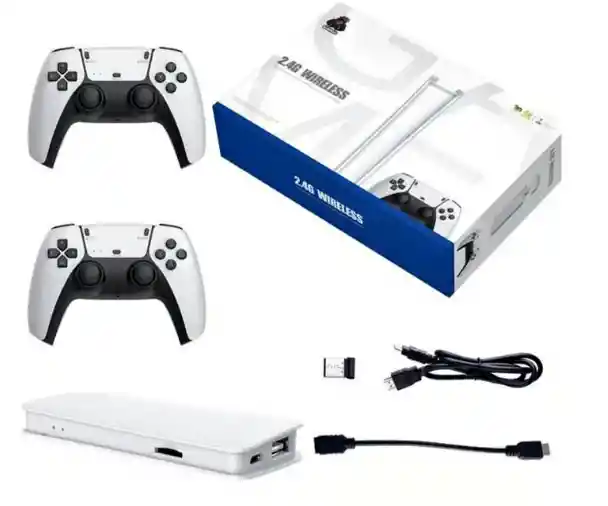 Consola Videojuego Portatil M15 Blanco Inalambrico