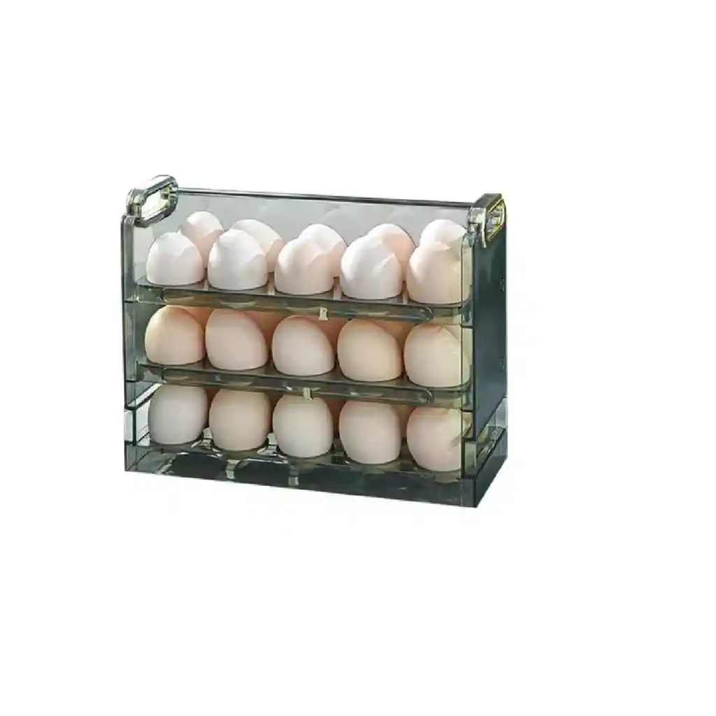 Organizador Estante De Huevos Para Nevera Encimera 3 Niveles