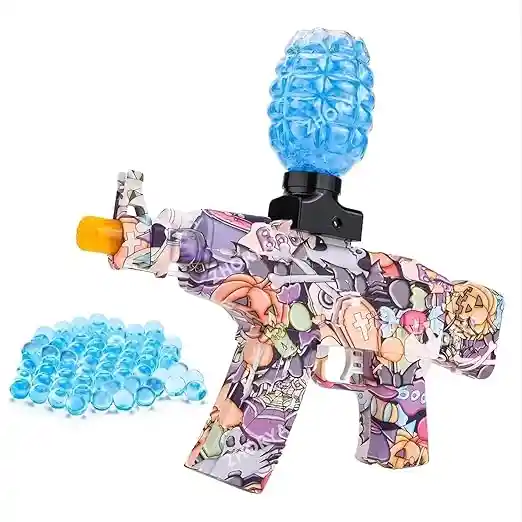 Arma Juguete Pistola Juego Lanzador Gel Blaster Silenciador Agregar A Favoritos