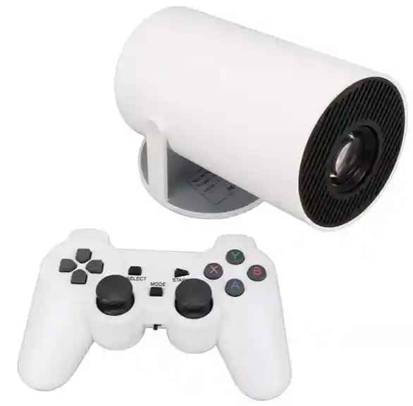 Proyector Smart Y Gamepad Portátil + 2 Controles