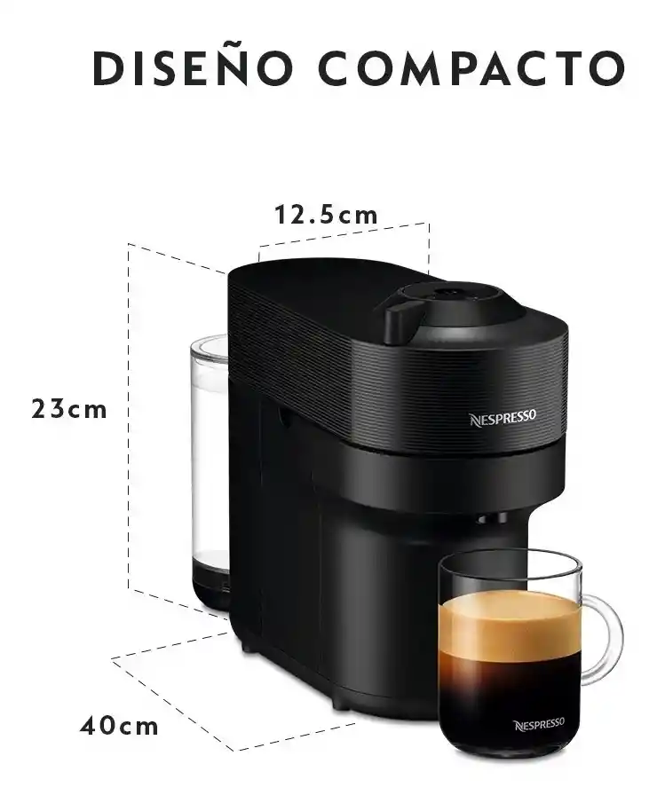 Cafetera Vertuo Pop Black