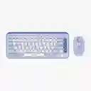 Logitech Combo Pop Icon Multi-device - Bluetooth Lila Y Blanco