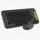 Logitech Combo Pop Icon Multi-device - Bluetooth Negro Y Verde