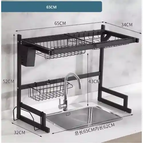 Organizador Seca Platos Acero Inoxidable Escurridor Vajilla