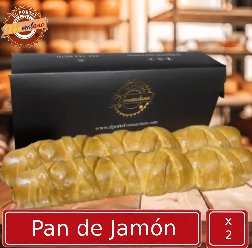 Pan De Jamón Venezolano X 2