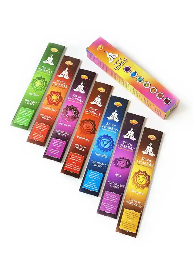 Kit De Inciensos 7 Chakras