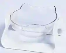 Comedero Cara De Gato Blanco