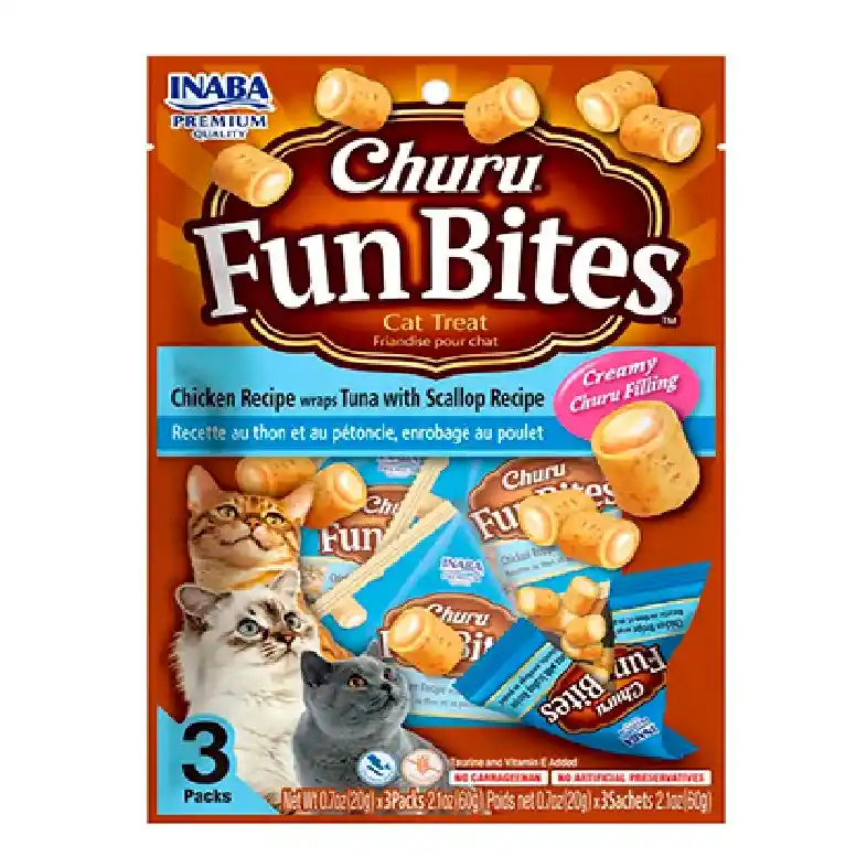 Churu Fun Bites Atun Con Vieira